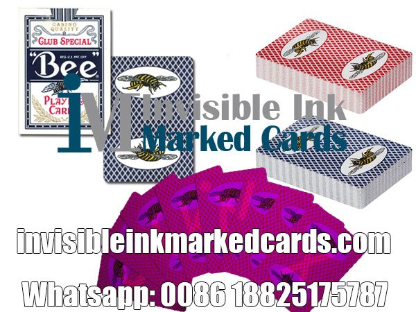 Bee Marked Playing Cards Poker Cheating