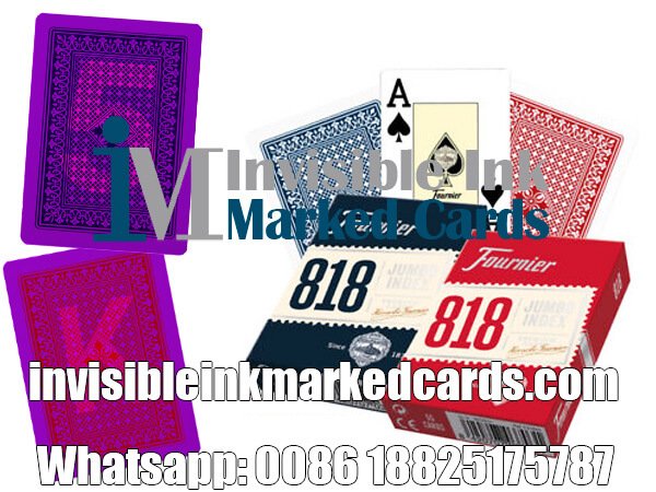 Fournier 818 Design Cheating Playing Cards for Casinos Games