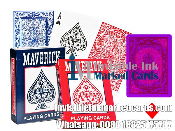 maverick invisible ink marked cards