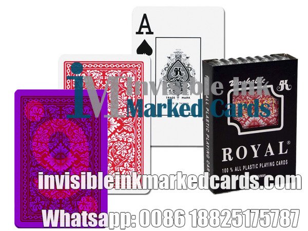 Royal Marked Casino Cards (Star Pattern) with UV Ink Markings