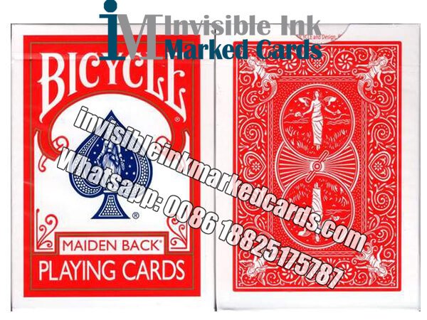 bicycle maiden marked playing cards